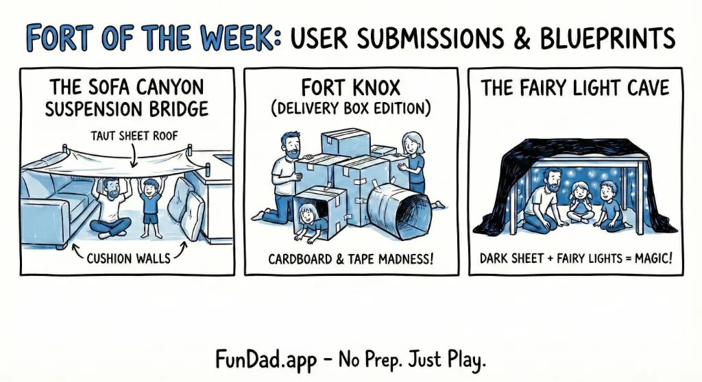 Fort of the Week: User Submissions & Blueprints — FunDad activity guide