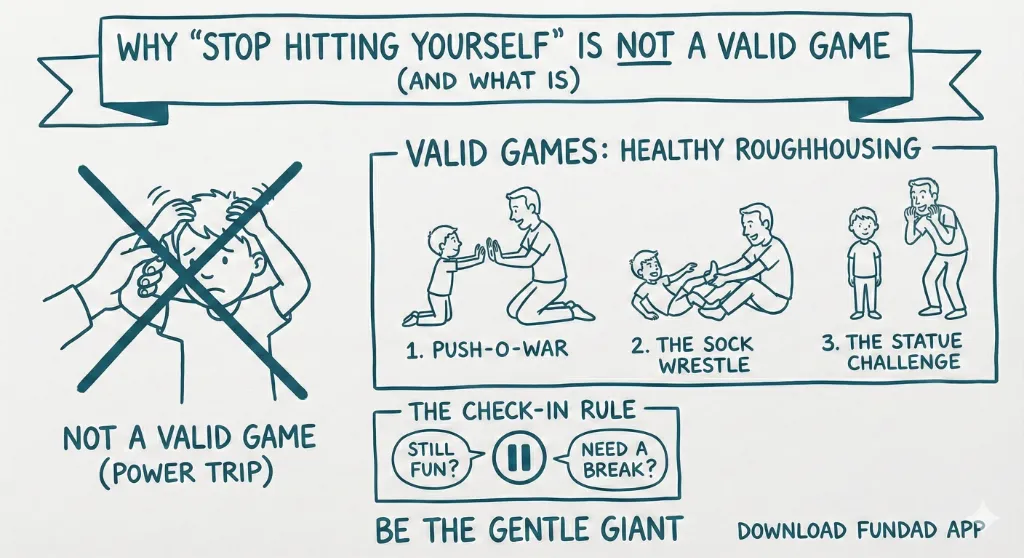 Why 'Stop Hitting Yourself' Is Not a Valid Game (and What Is) — FunDad activity guide